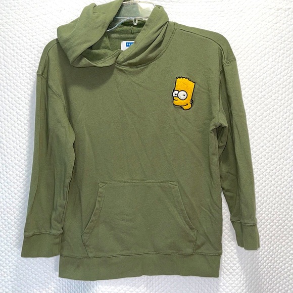 Old Navy Other - Popsugar Old Navy French Terry Garment Dyed Oversized Simpson Hoodie Large 10-12